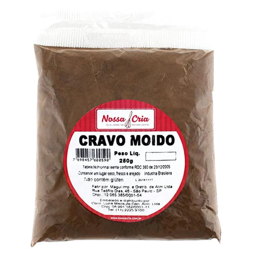 Cravo Em Po 250g Nossa Cria