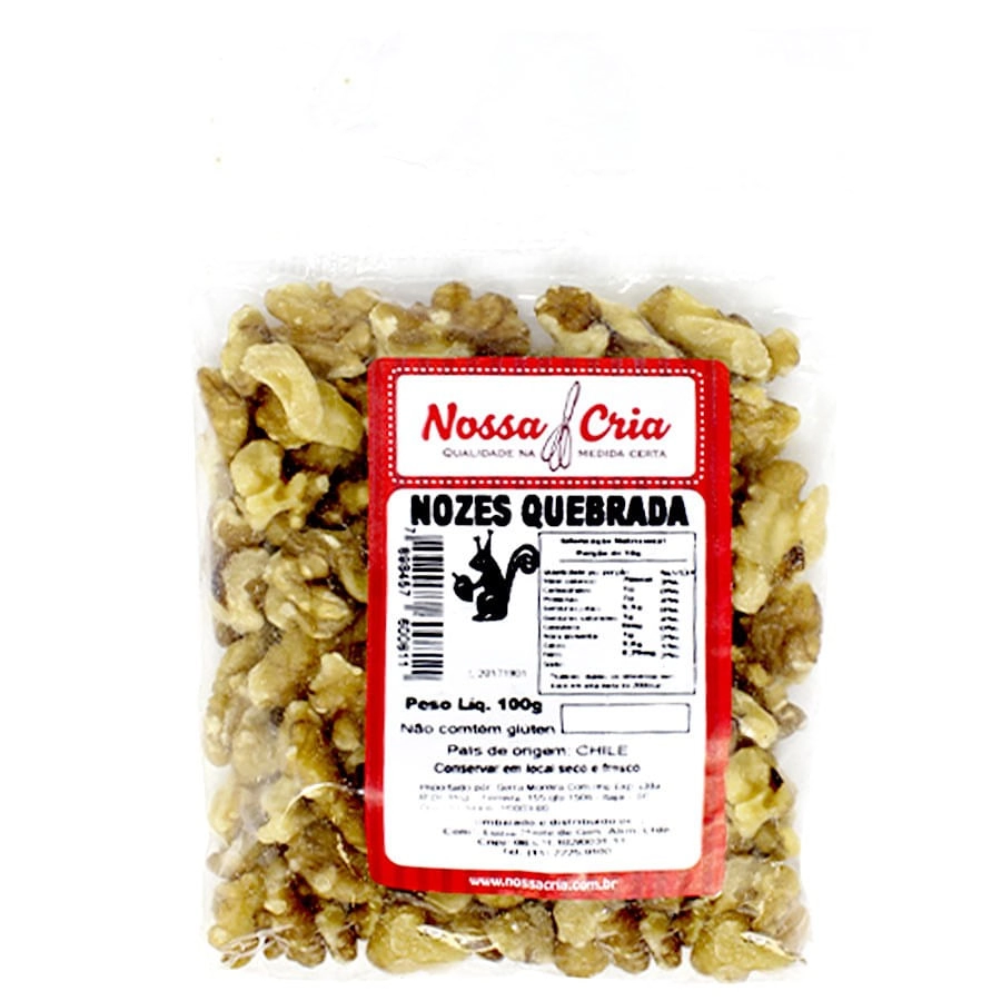 Nozes Quebrada 100g Nossa Cria