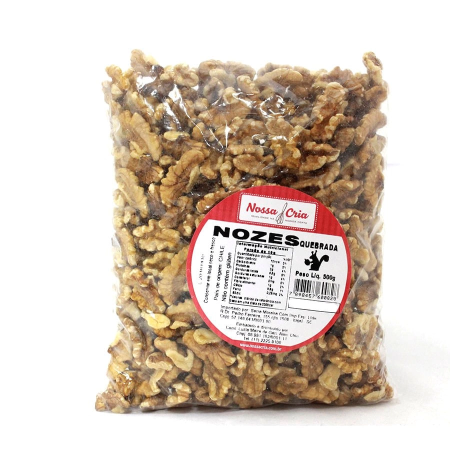 Nozes Quebrada 500g Nossa Cria