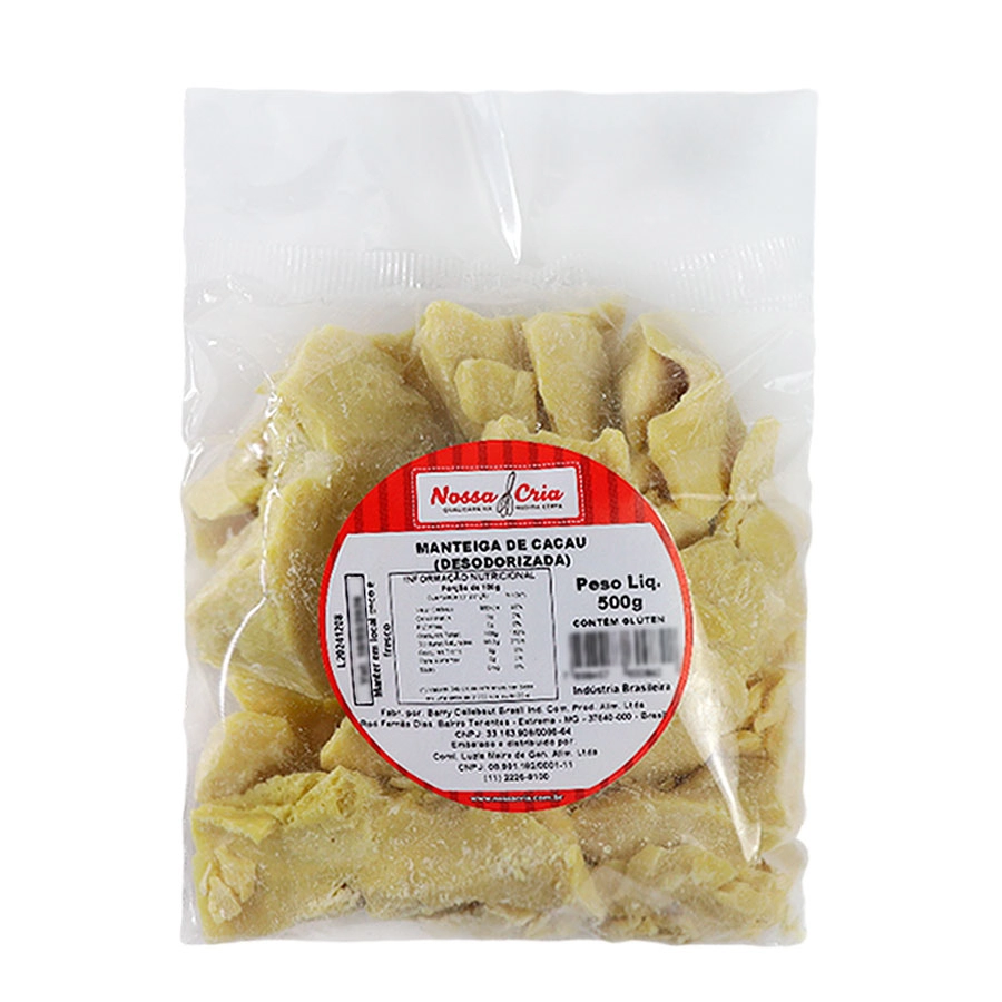 Manteiga De Cacau 500g Nossa Cria