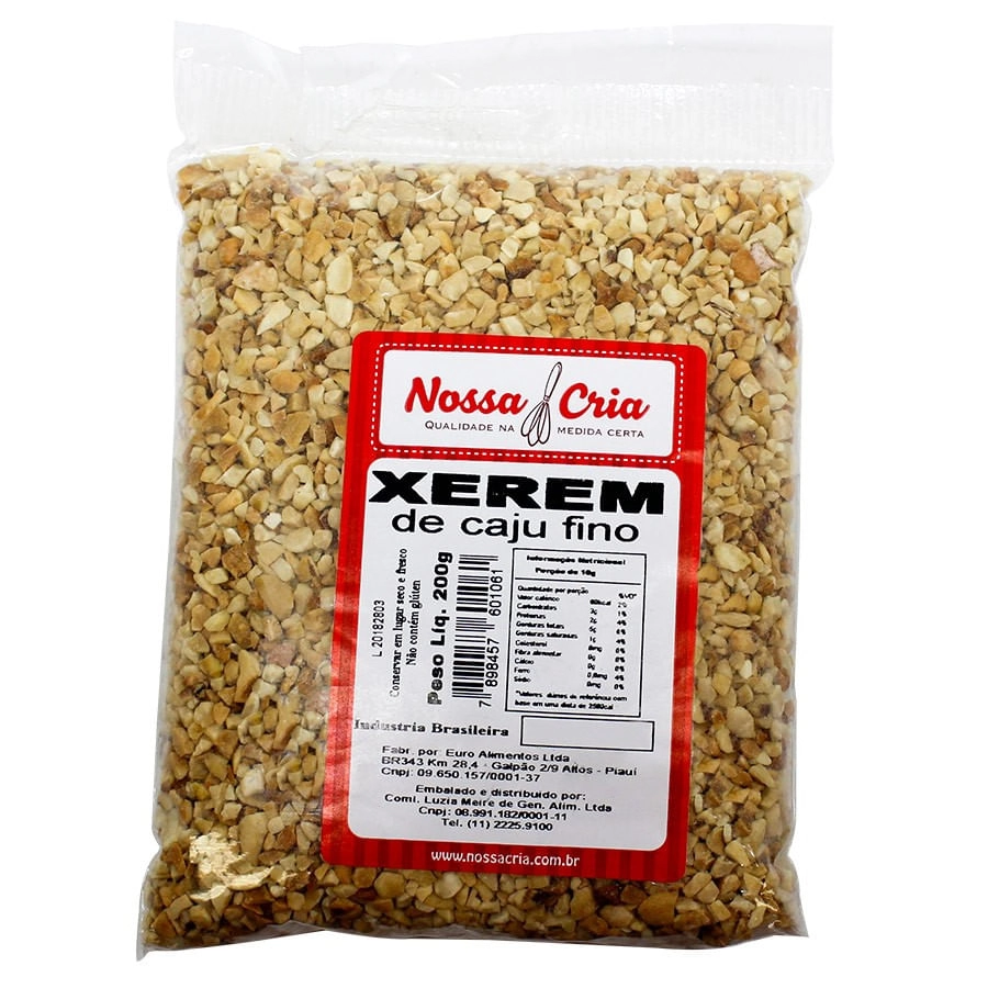 Xerem Caju Fino 200g Nossa Cria