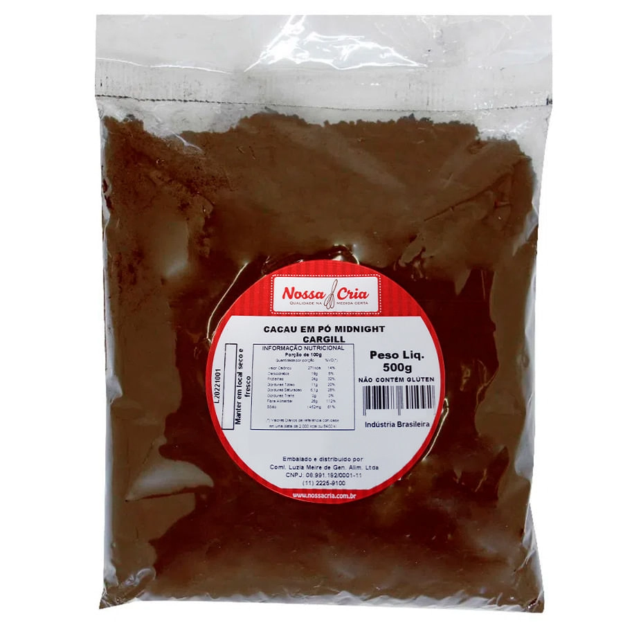 Cacau Em Pó Black 500g Nossa Cria