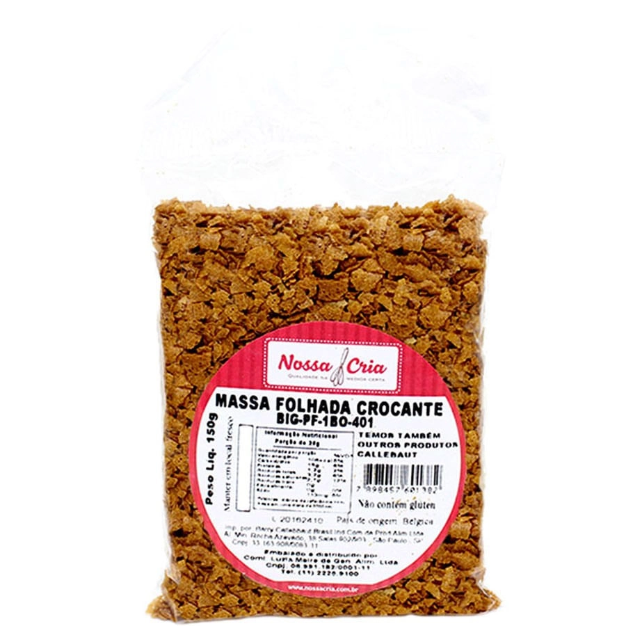 Massa Folhada Crocante 150g Bigpf1bo401 Nossa Cria