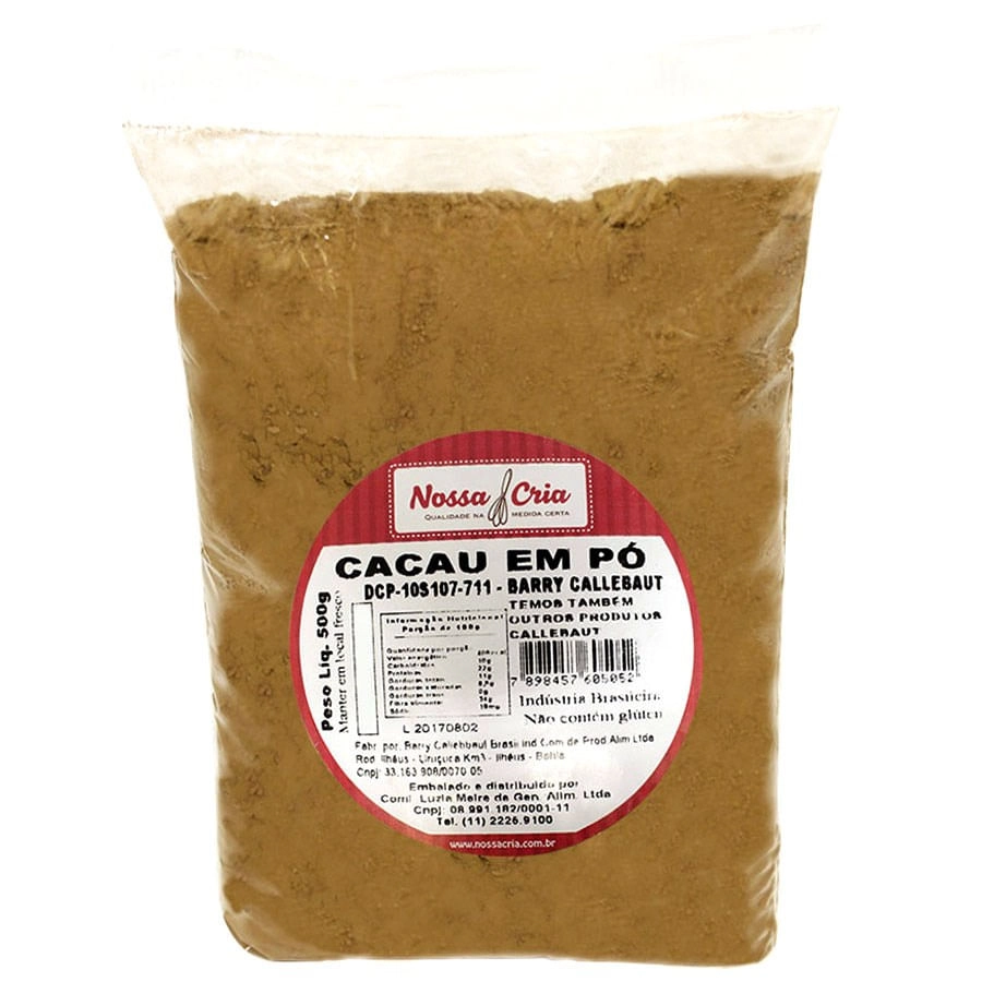 Cacau Em Po 500g Dcp10s107 711 Nossa Cria