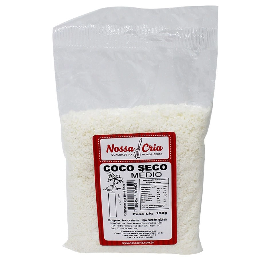 Coco Seco Medio 150g Nossa Cria