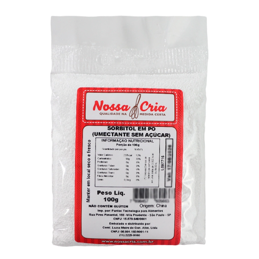 Sorbitol Em Po 100g Nossa Cria