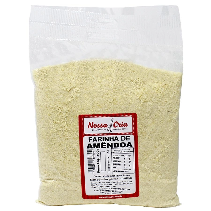 Farinha De Amendoa 500g Nossa Cria