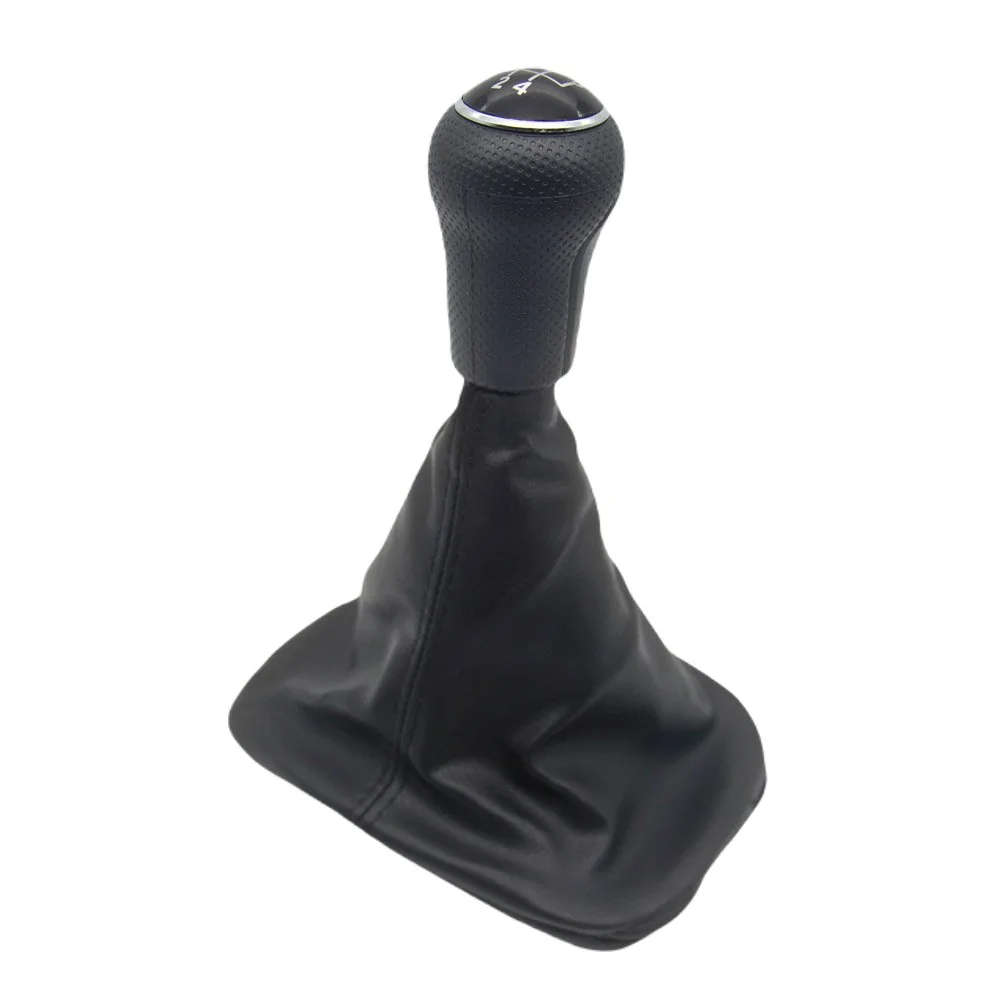 Bola de Câmbio com Coifa Couro Courvin Preto - NAT 100203B