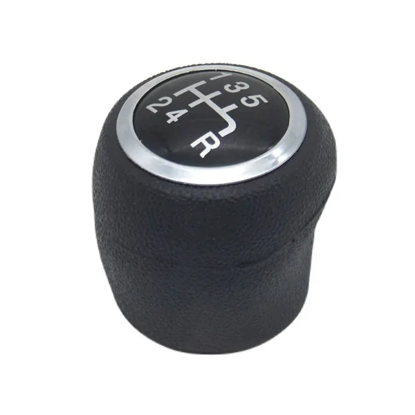 Bola de Câmbio FIAT GRAND SIENA Preto com Anel Cromado - NAT 200520