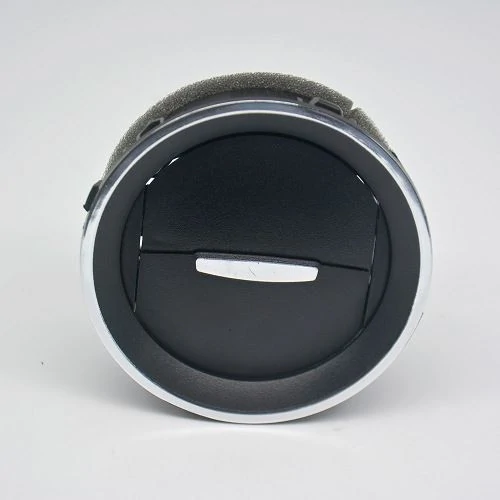 Difusor de Ar Preto com Aro Cromado - NAT 100613