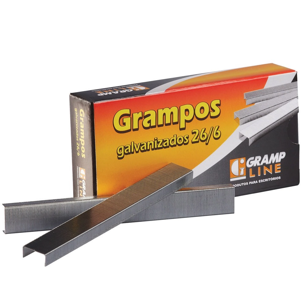 Grampo 26/6 Galvanizado C/5000