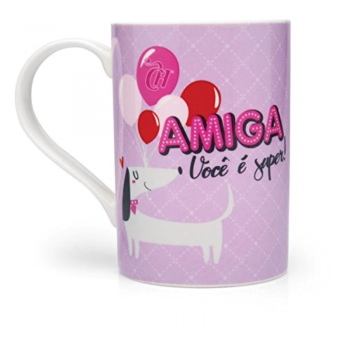 Caneca Lata Ludi Turista Chic Lilas