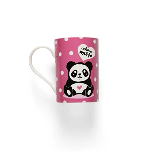 Caneca Lata Ludi Panda Fofo