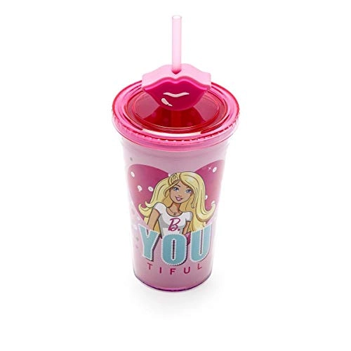 Copo Ludi C/canudo/pingente Barbie