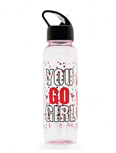 Garrafa C/canudo Ludi Retratil Barbie Love