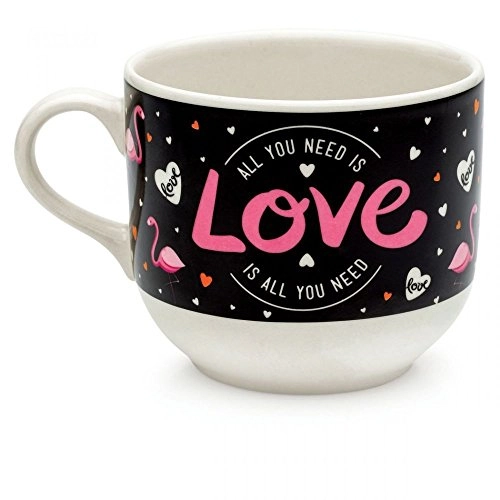 Caneca Jumbo Flamingos Ludi
