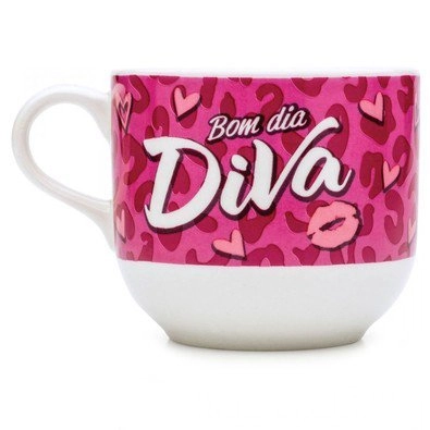 Caneca Jumbo Bom Dia Diva Ludi