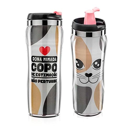 Copo P/ Viagem Gato Dona Mimada Ludi
