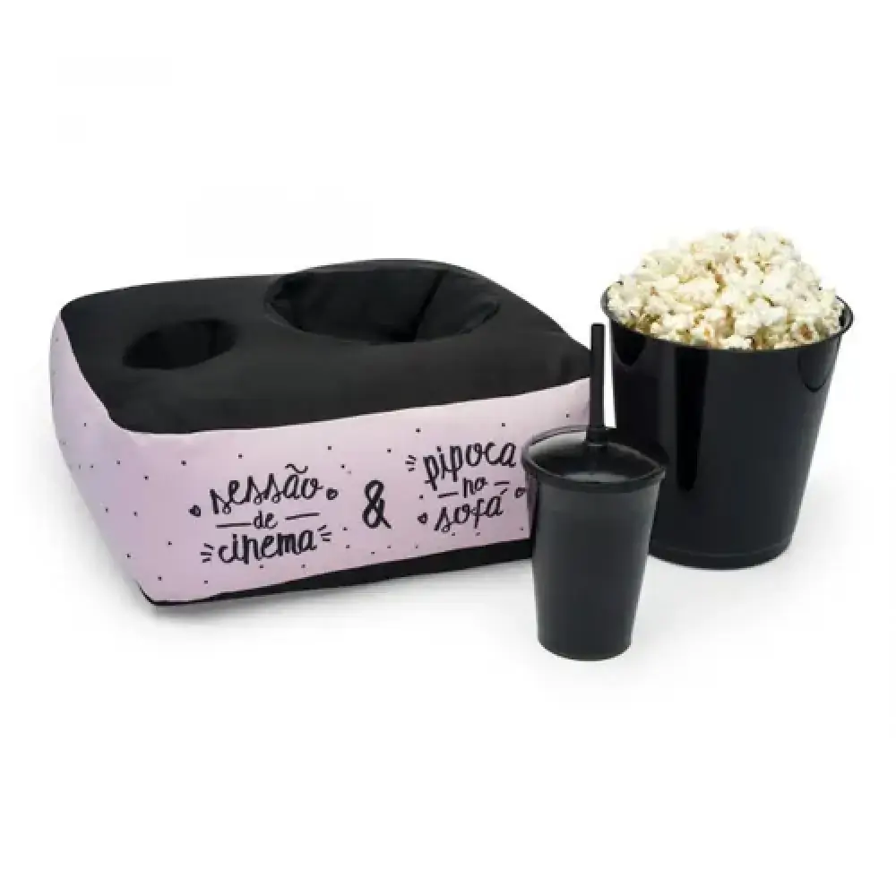 Kit Pipoca Ludi Para Sofa Sessao Cinema