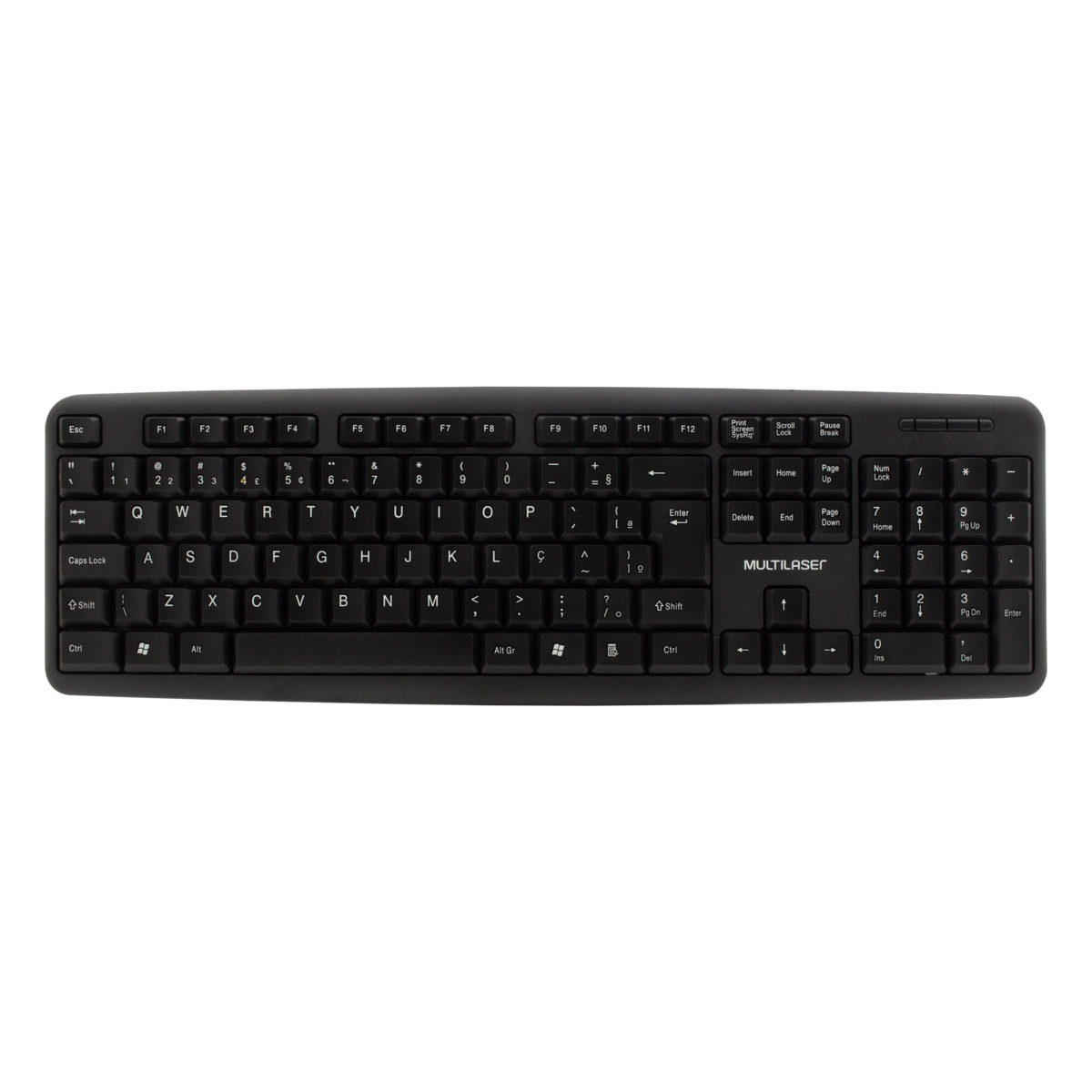 Teclado Multilaser Slim Standard Usb Preto Tc065