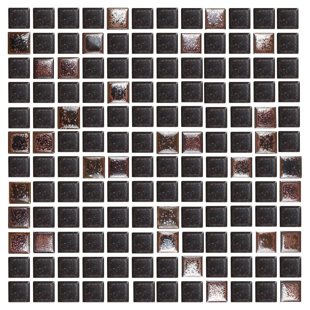 Pastilha De Vidro Nefertiti Cobre 2x2 Placa 30x30cm - 1012020005