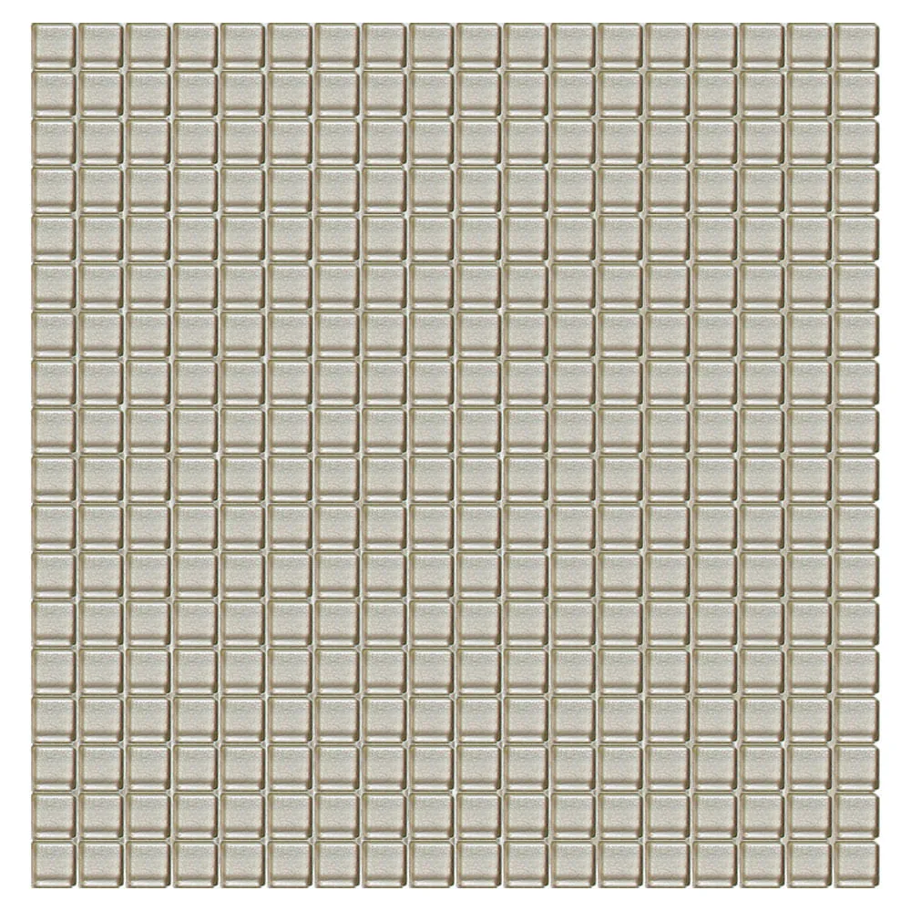 Pastilha De Vidro Strass Beige 1,5x1,5 Placa 30x30cm - 1013067008