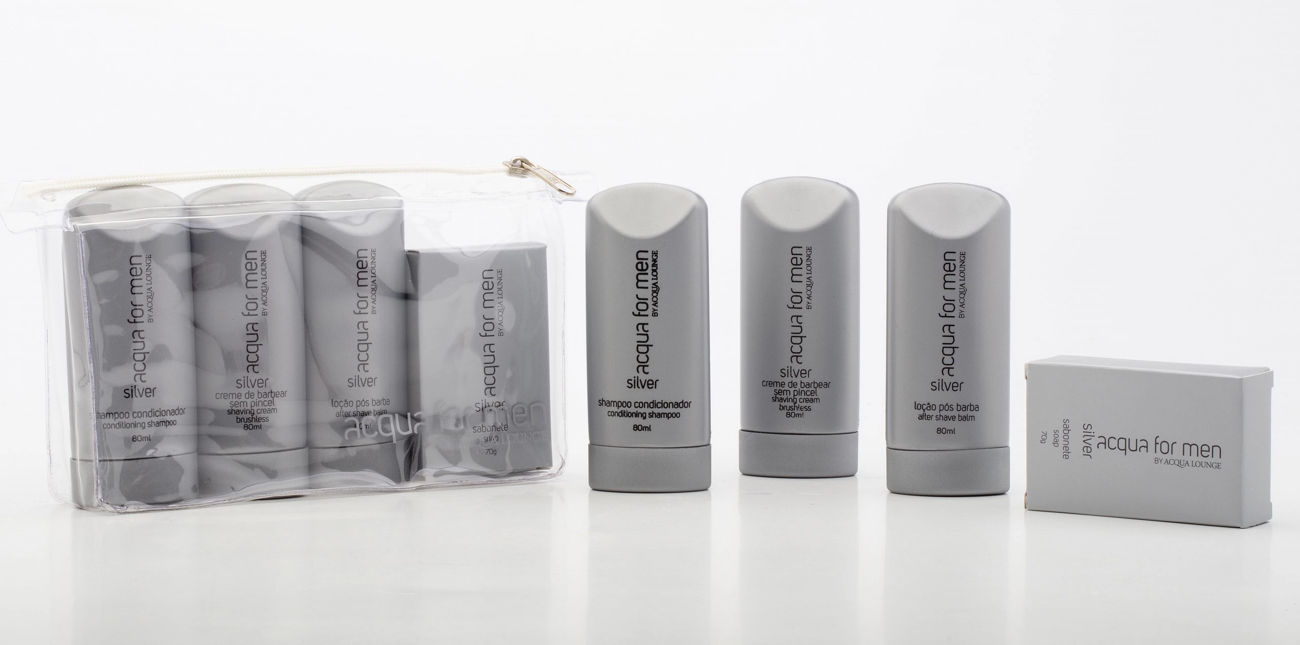 Kit Acqua Lounge Men Silver