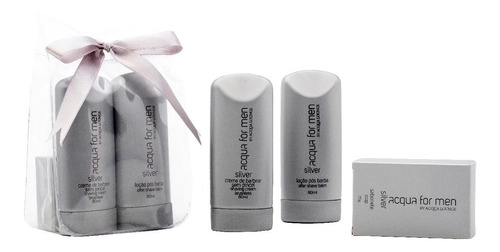 Kit Acqua Lounge Men Laco Silver