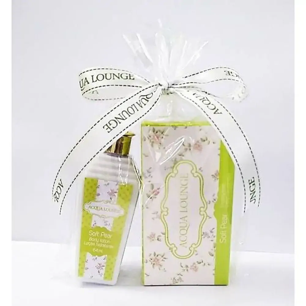 Kit Acqua Lounge Pp Sabonete 90g Lc Hidr 64ml S Pear