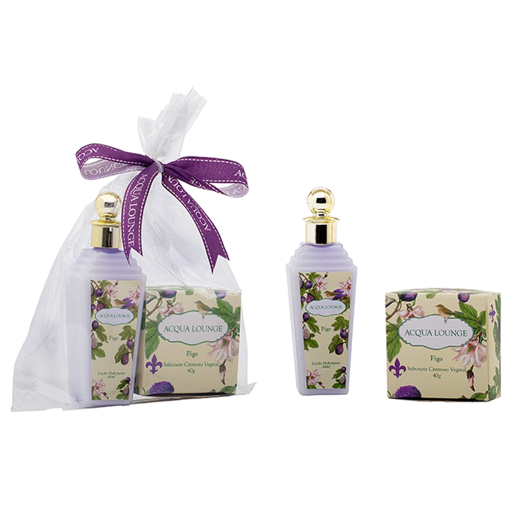 Acqua Lounge Figo Kit Transp Lc Hidr 64ml Sab 60g
