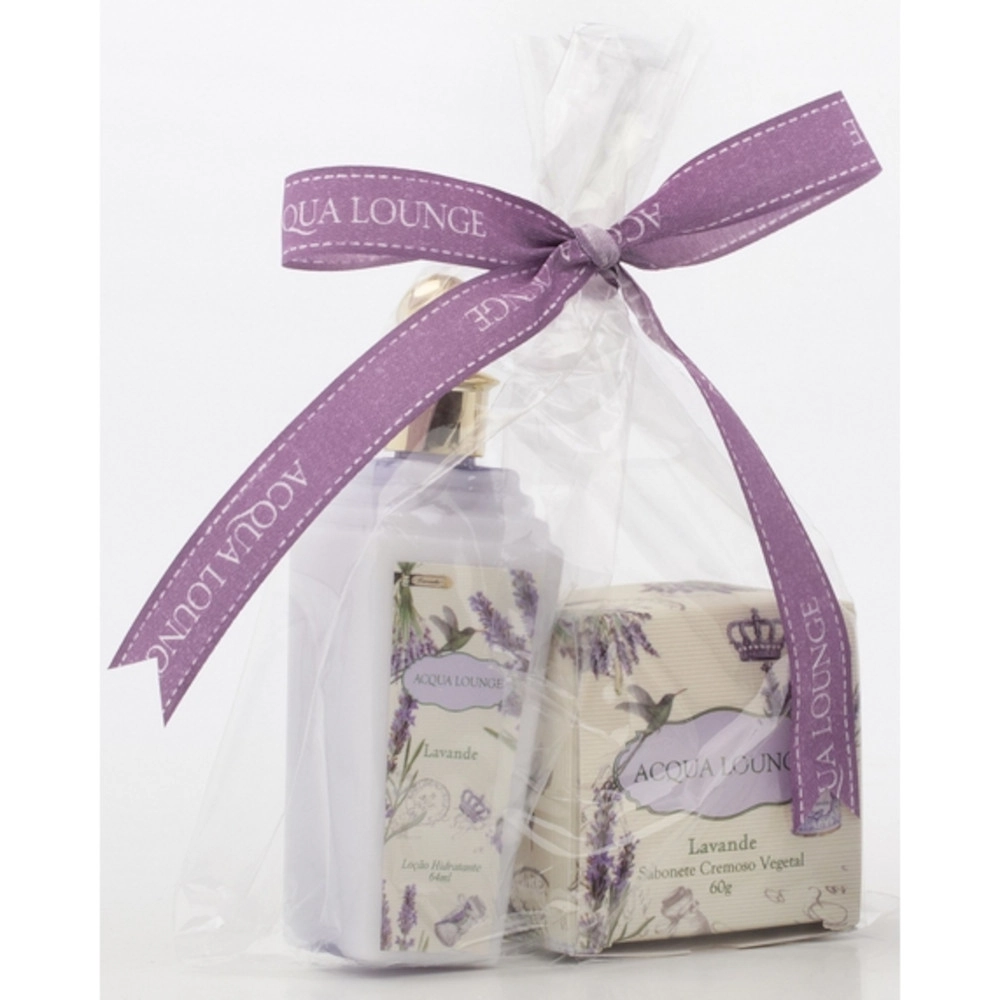 Acqua Lounge Lavanda Kit Transp Lc Hidr 64ml Sab 60g