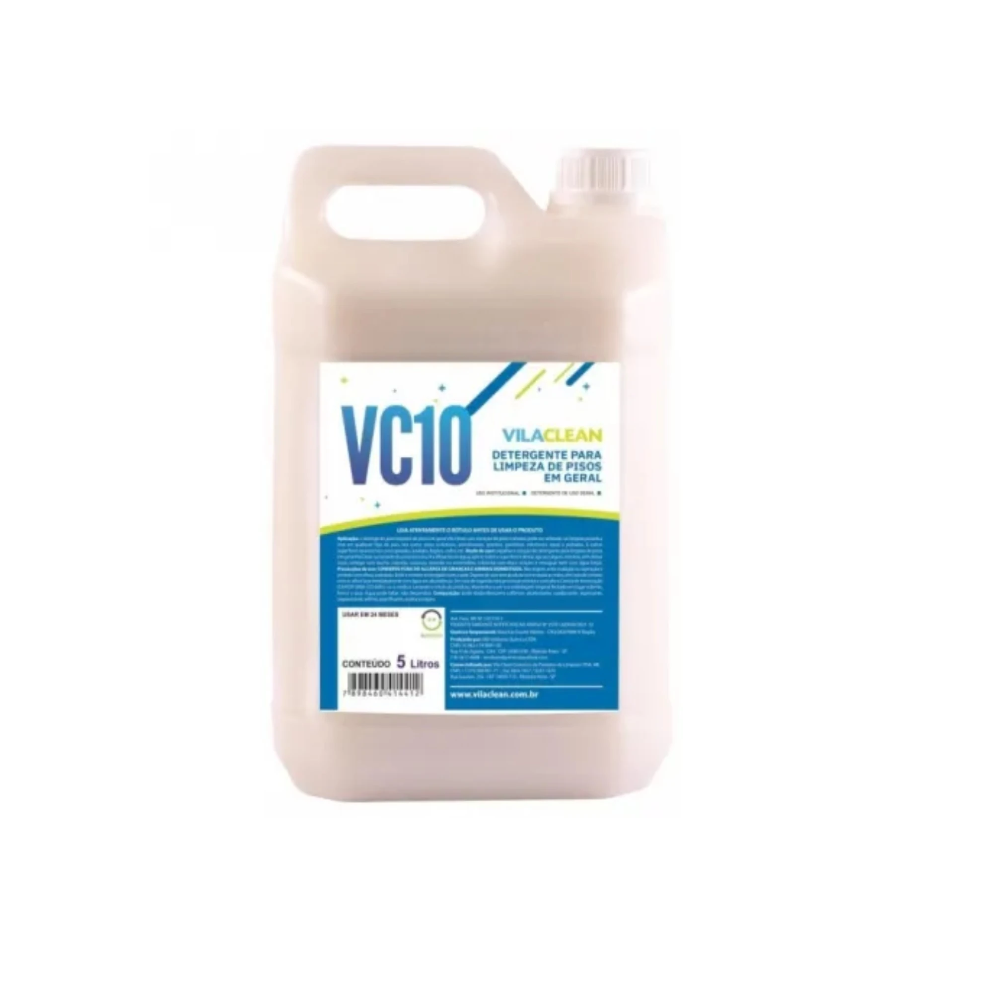 Vc10 - Detergente Para Limpeza De Pisos Em Geral - Vila Clean - 5l