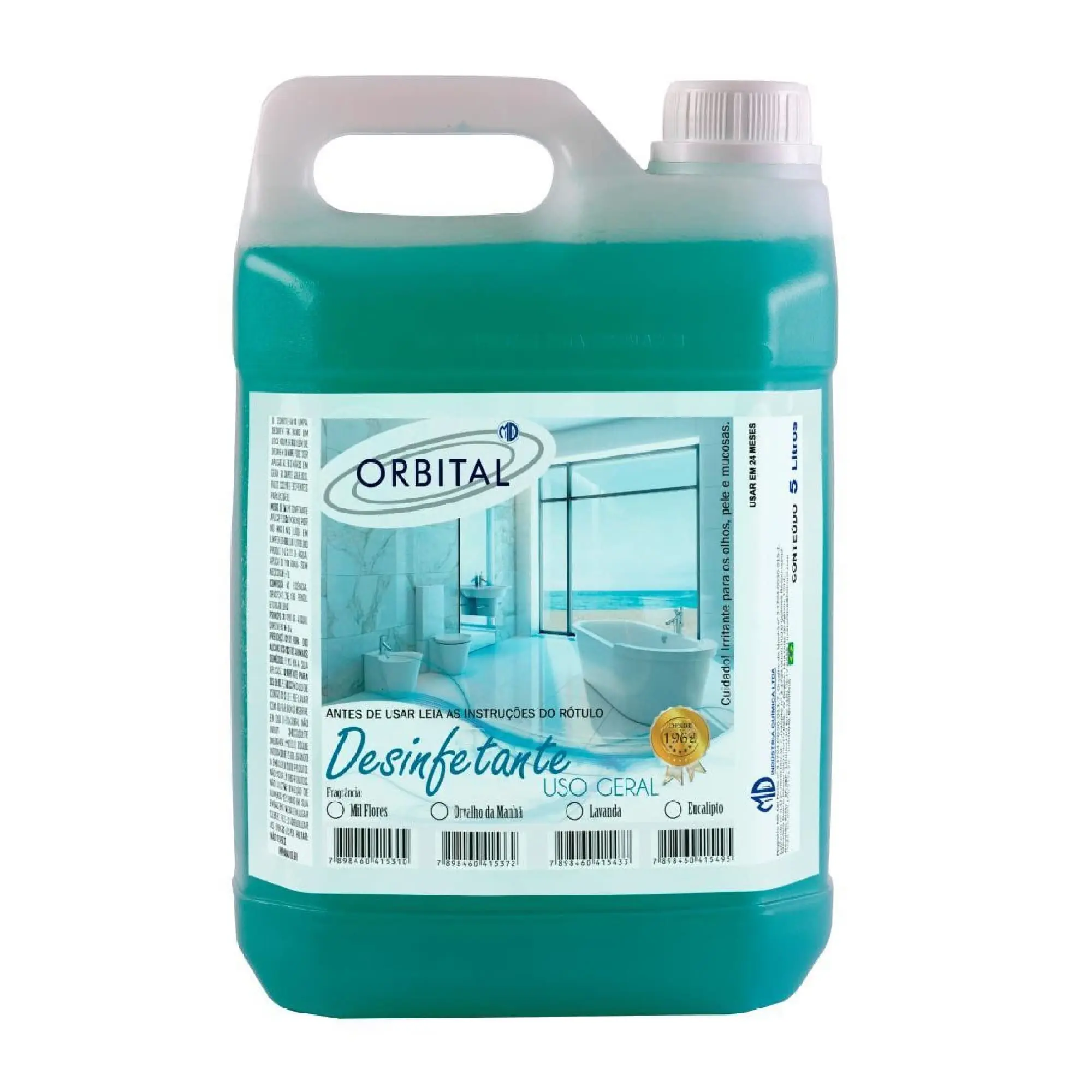 Desinfetante - Orbital - Orvalho Da Manhã - Md - 5 Litros