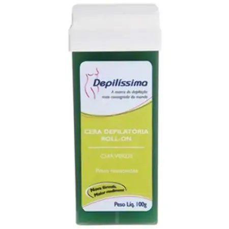 Cera Quente Depilíssima Chá Verde Refil Roll On