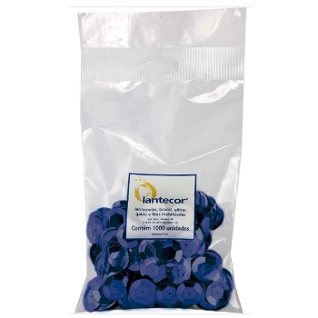 Lantejoula Cubeta 6mm Pacote C 1000 Az Royal 272 Lantecor