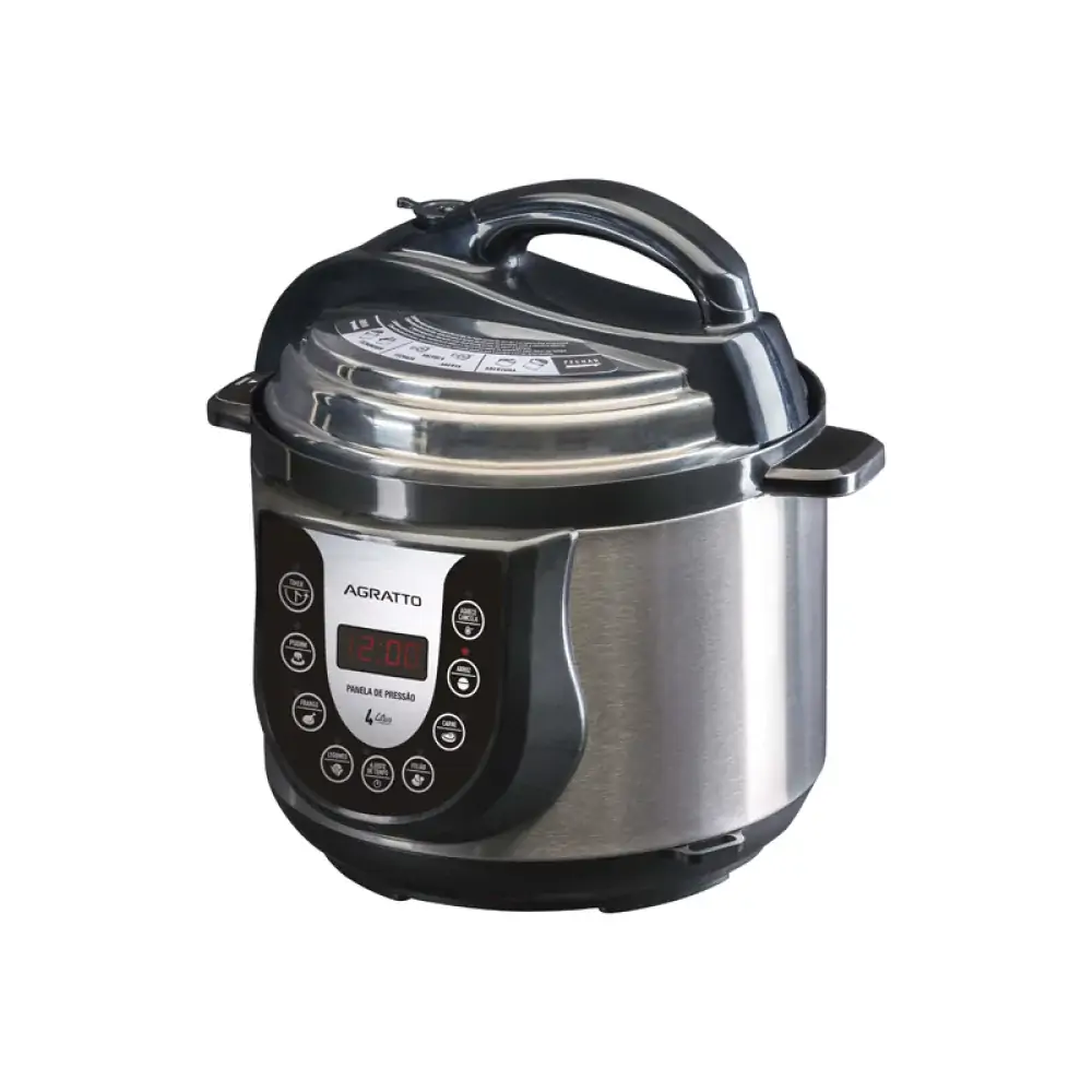 Panela de Pressão Eletrônica 4 Litros 800w Ped-01 Agratto