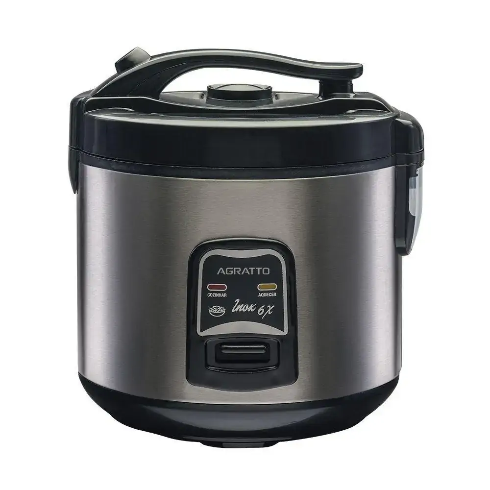Panela Eletrica Arroz Inox E Visor Vidro Pai6x 127v Agratto