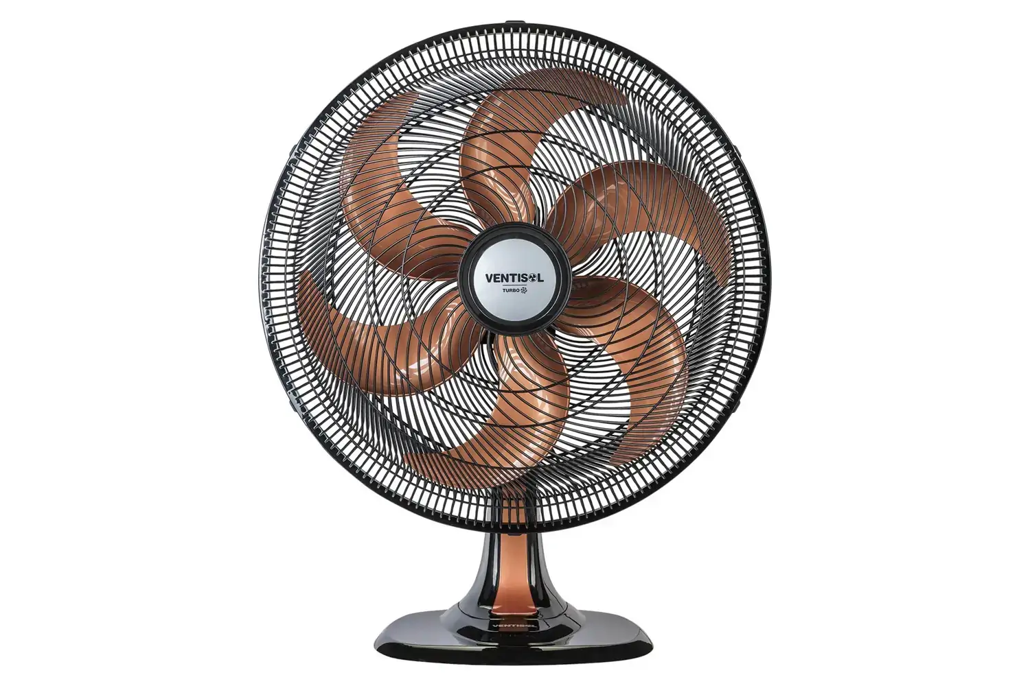 Ventilador de Mesa Ventisol Turbo, 40cm, 6 Pás, Bronze - 220V