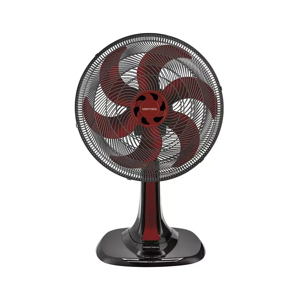 Ventilador de Mesa Turbo 30cm Vermelho Ventisol
