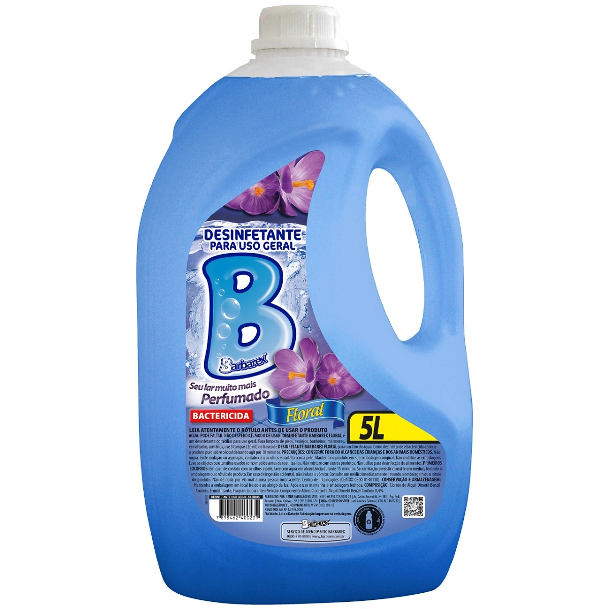 Desinfetante Barbarex 5l Floral