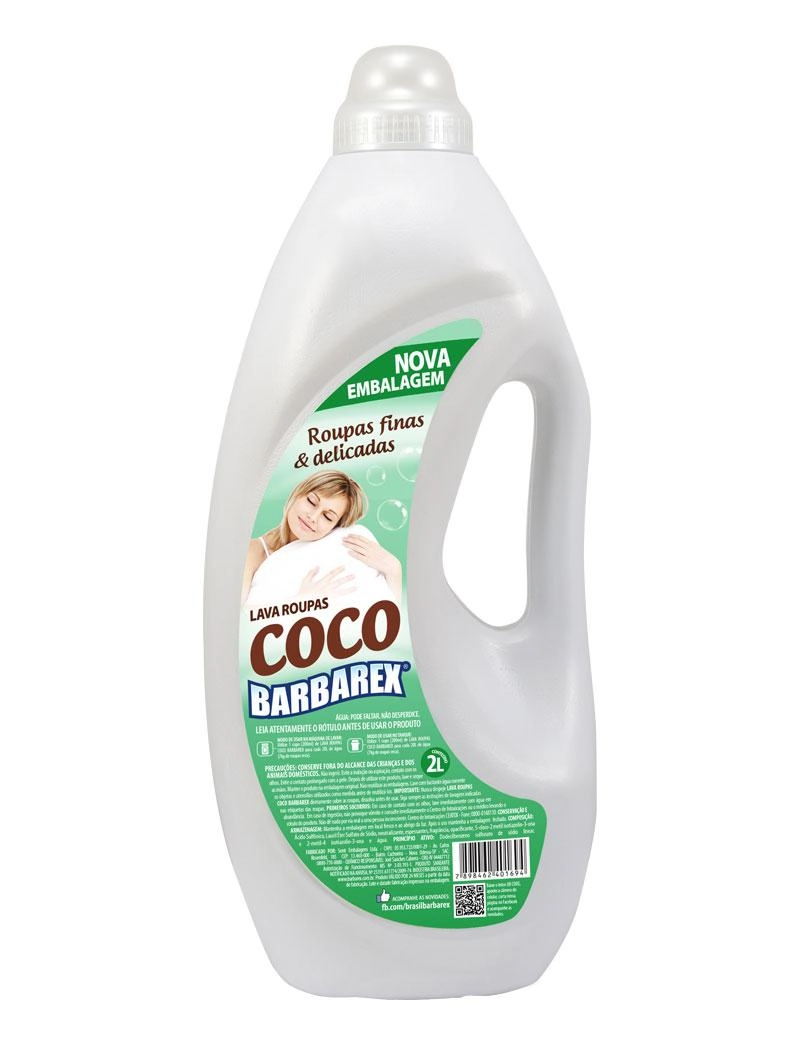 Lava Roupas Barbarex 2l Coco