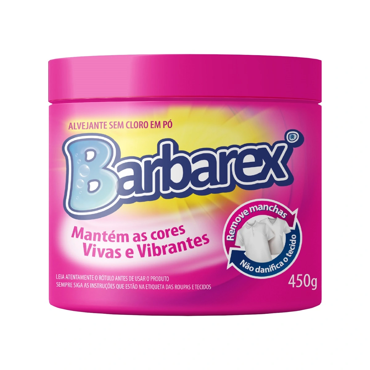 Alvejante Sem Cloro Em Pó Barbarex 450g