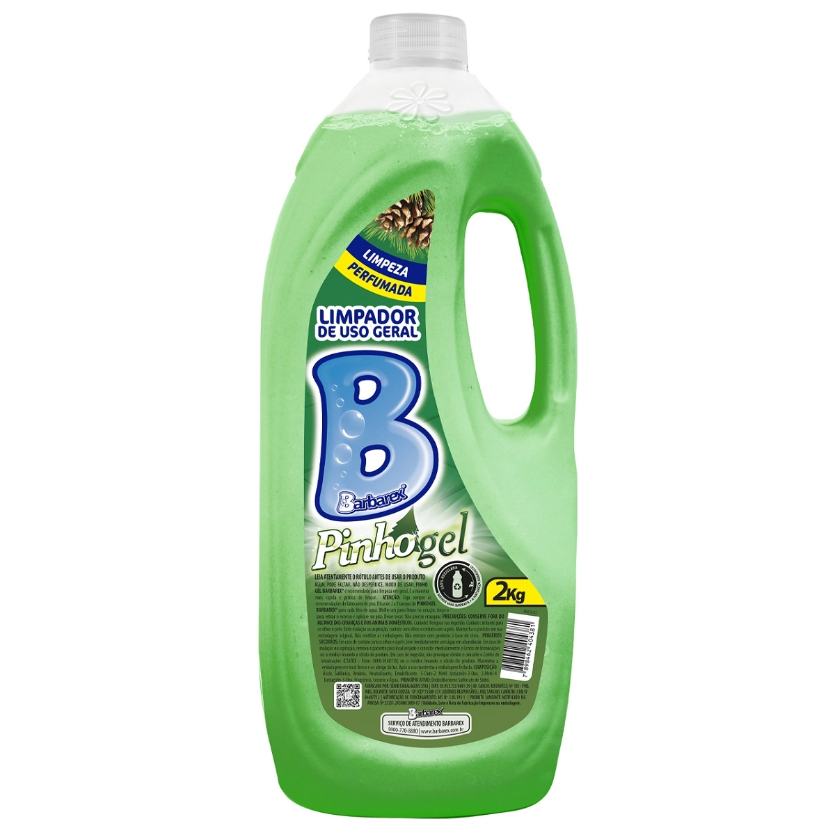 Limpador Barbarex 2lt Pinho Gel