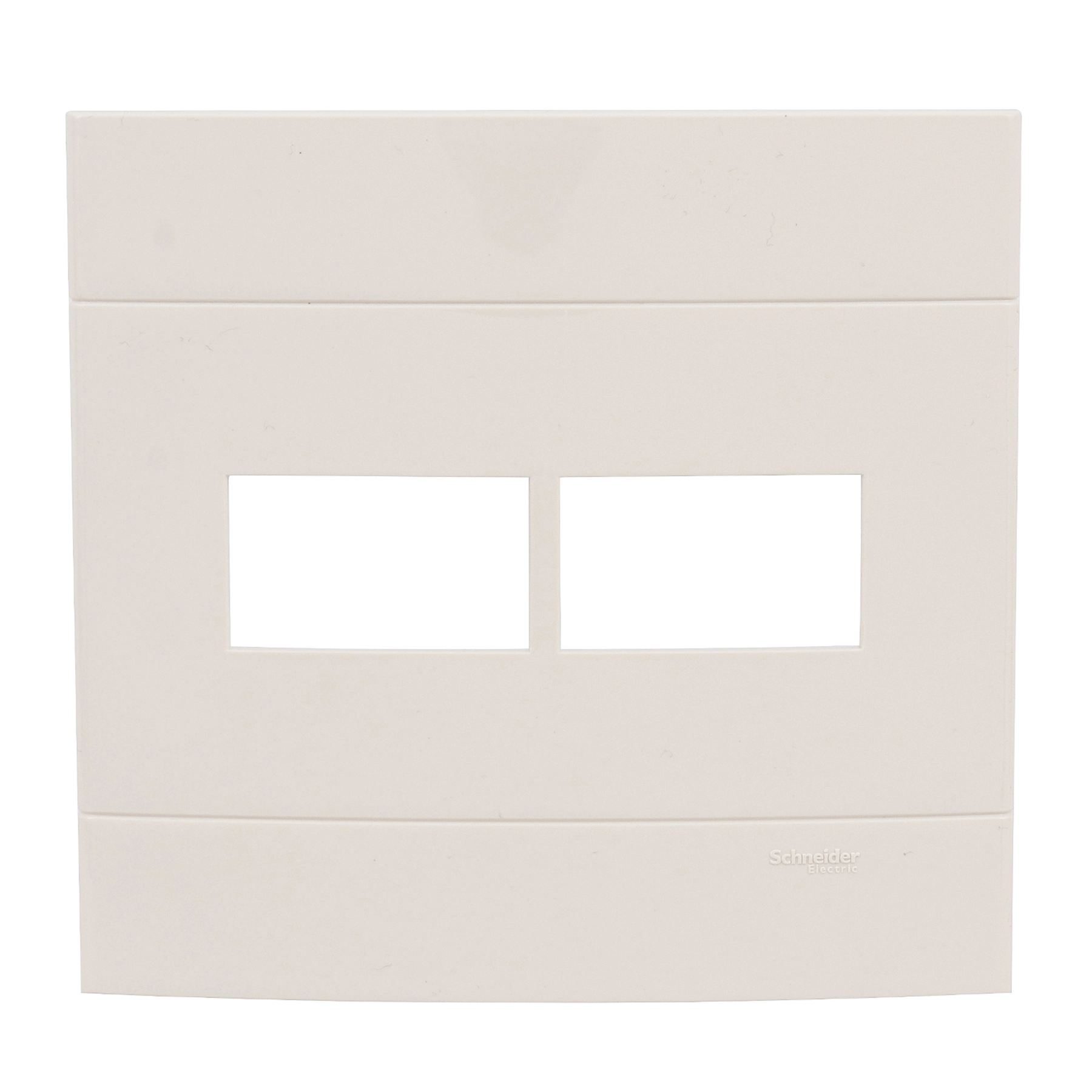 Placa 4X4 2 Módulos Separados Marfim Saara Decor Schneider
