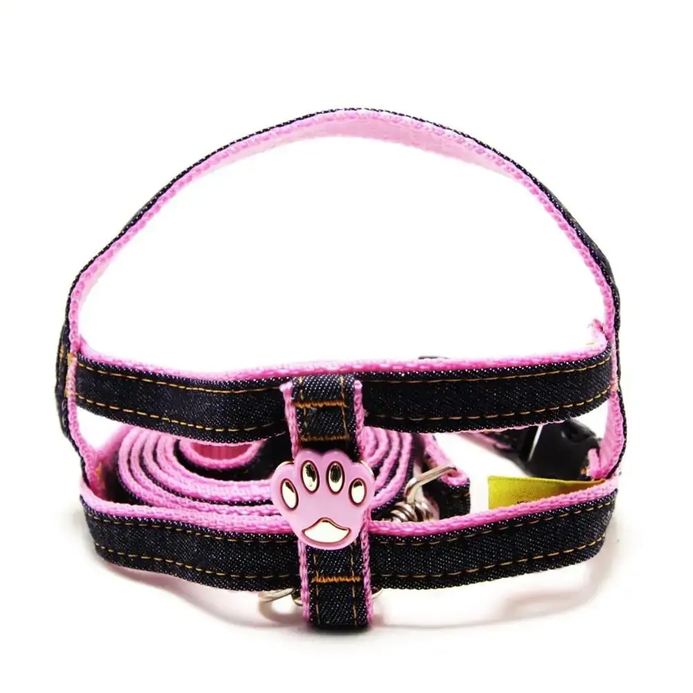 Conjunto peitoral e guia nylon Jeans GD nro 5 Coltelli