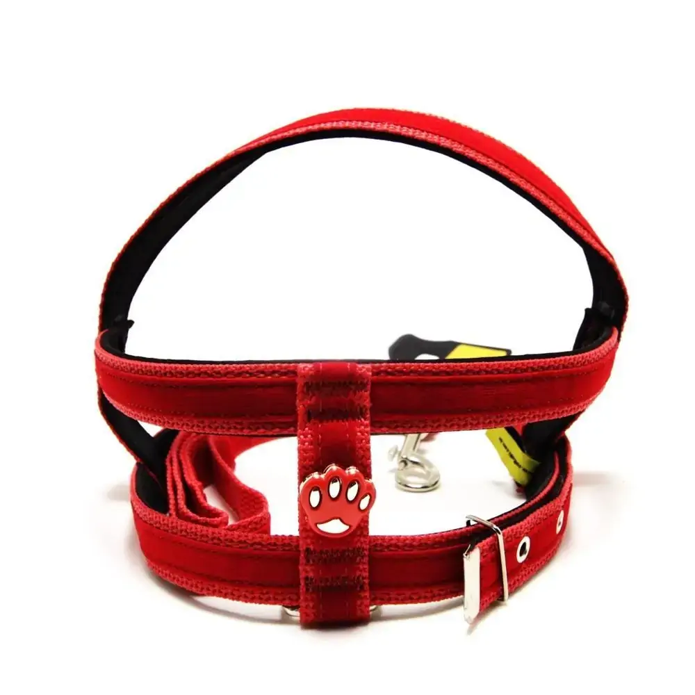 Conjunto peitoral e guia nylon Camurça GD nro 5 Coltelli