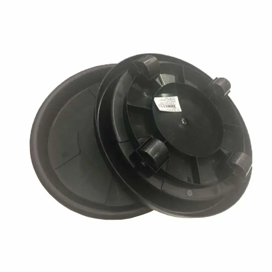 Prato Plast C/ Rodas Preto 30cm