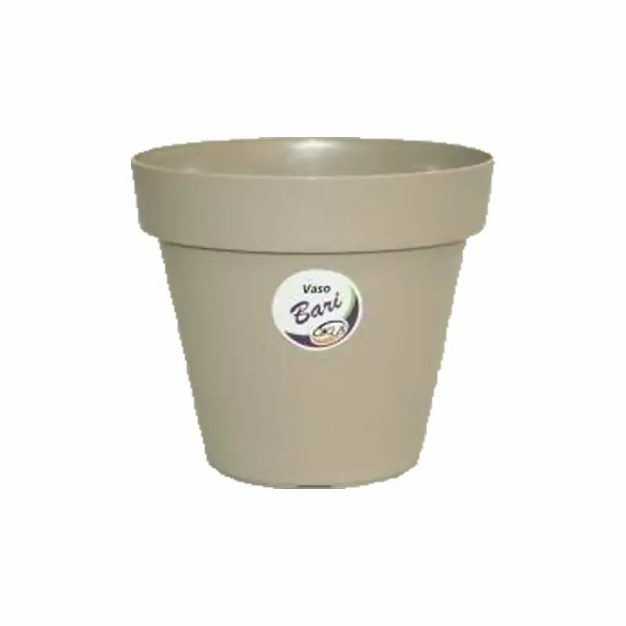 Vaso Bari Cinza Taupe 14x12
