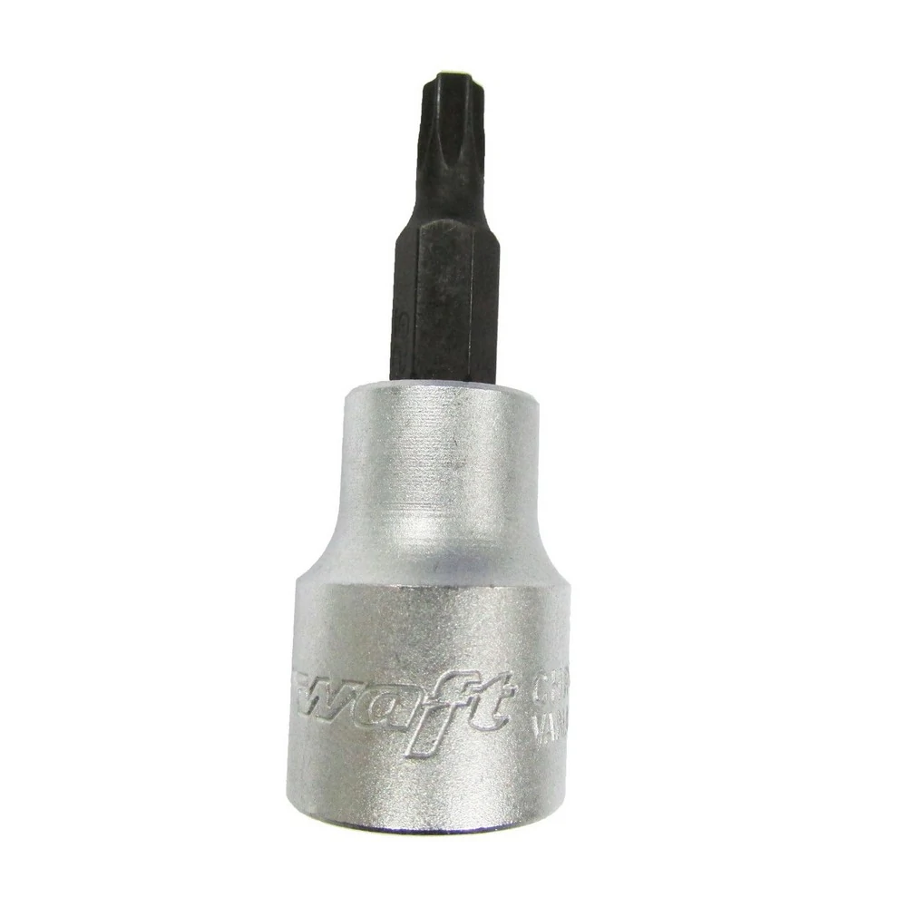 Chave Soquete Torx 1/2 Pol. T25 Cromo Vanádio (Curto) - WAFT 6278