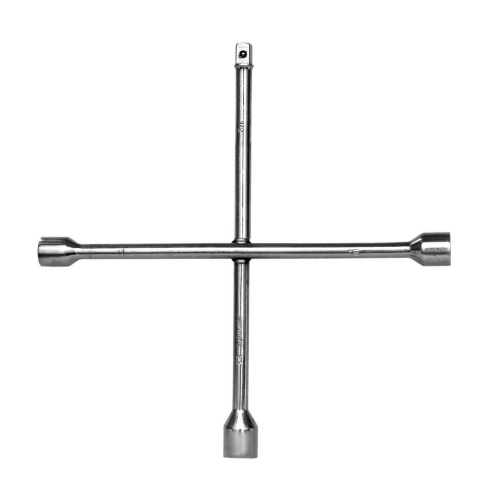 Chave de Roda em Cruz 17x19x21mm com Encaixe para Soquete de 1/2 Pol. - WAFT 6337
